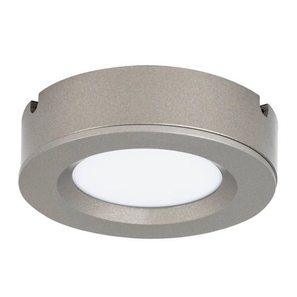2.4 watt 12 volt Tunable Dark Silver Ultra Thin Series Dimmable Puck Light